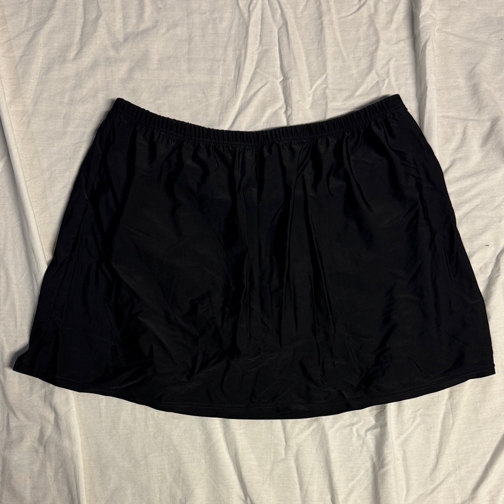 Croft & Barrow Black Mini Skort
